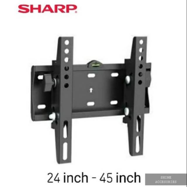 Bracket sharp TV LED/LCD 24-45 inch sangat cocok untuk TV LED dan LCD bergaransi resmi 1 tahun