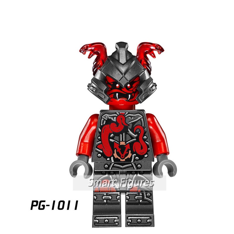 Action Figure Mini Ninjago Neuro Ash Basilisk Masters of Spinjitzu PG8055 Untuk Koleksi