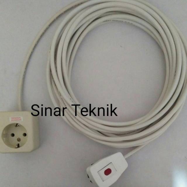 Stop Kontak 1,2,3,4,5,6 Lubang Uticon / Kabel 2,5,7,10 Meter / Steker ON/OFF Broco