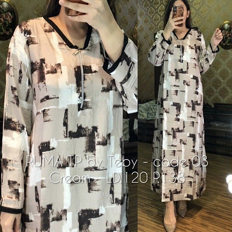 Daster Arab Teby Ruma Panjang by Teby Original