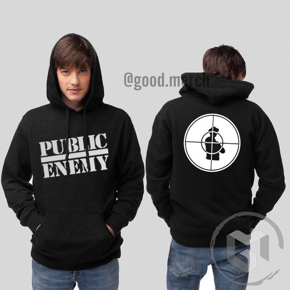 jaket hoodie sweater public enemy