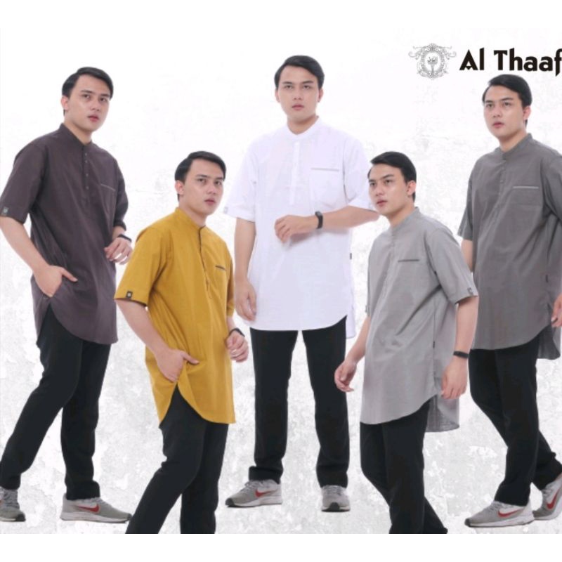 BAJU KOKO KURTA AL THAAF TANGAN PENDEK 01