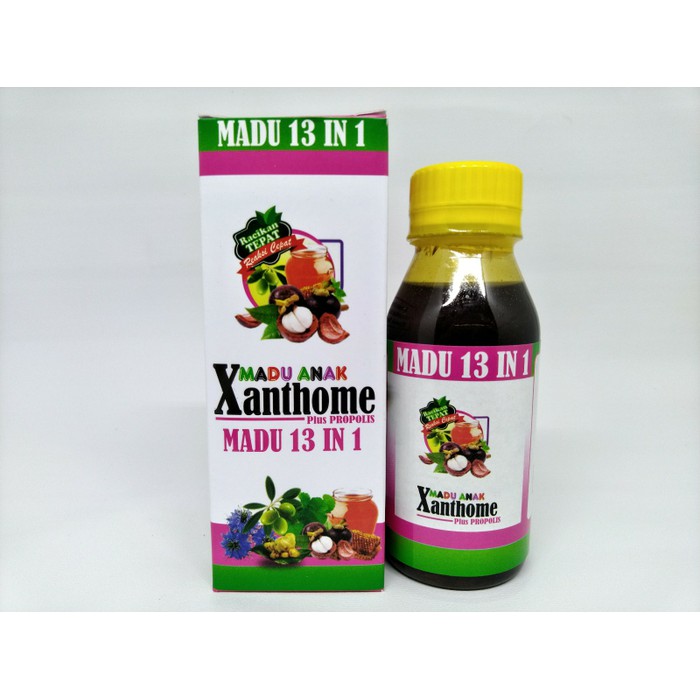

Madu Anak Xanthome plus Propolis 13 in 1 Madu Xamthone