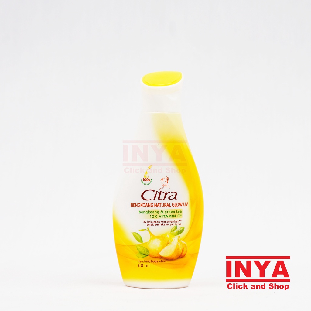 CITRA BENGKOANG NATURAL GLOW UV HAND AND BODY LOTION 60ml
