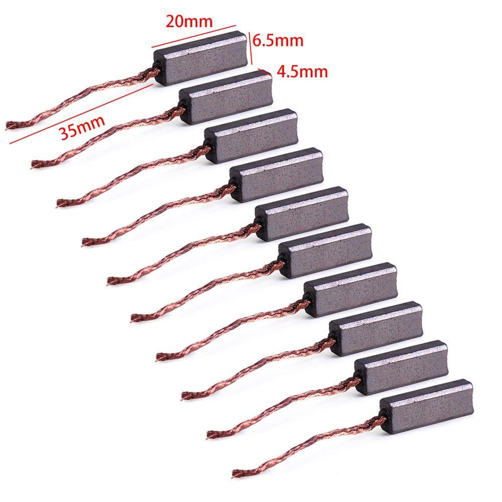 POPULAR Populer 10 /20pcs Carbon Brushes Wire Hot sale 4.5 x 6.5 x 20mm Generik Motor Listrik