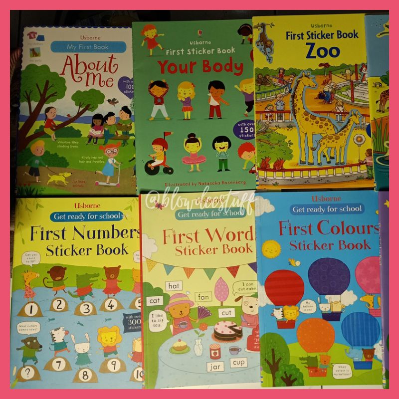 

Blowdee Buku Stiker Anak Usborne Sticker Books