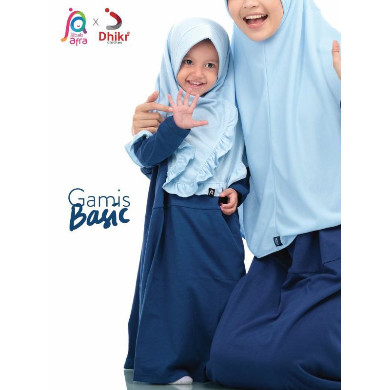 GAMIS BASIC KIDS JILBAB AFRA X DHIKR CLOTHES KIDS (3-4T)