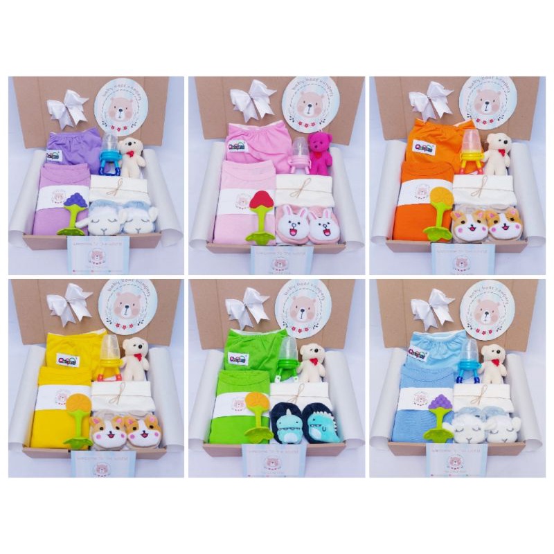 BB10- PAKET COLORFUL  / Hampers Bayi / Baby Hampers / Newborn Baby Gift Set / Baby Gift / Kado Bayi