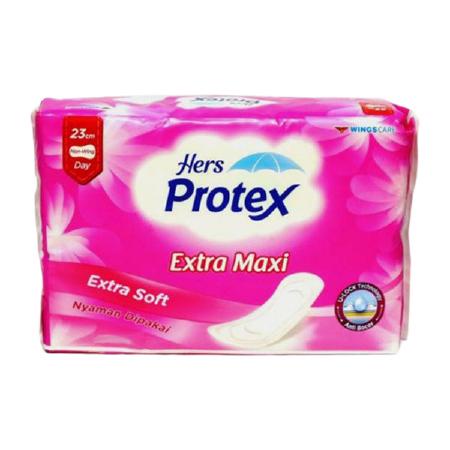 HERS PROTEX EXTRA MAXI TANPA SAYAP ISI 8 PCS 23 CM / PEMBALUT WANITA