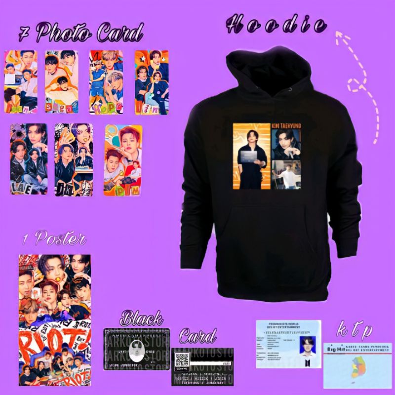Fankit Hoodie BTS (PTD Vers)