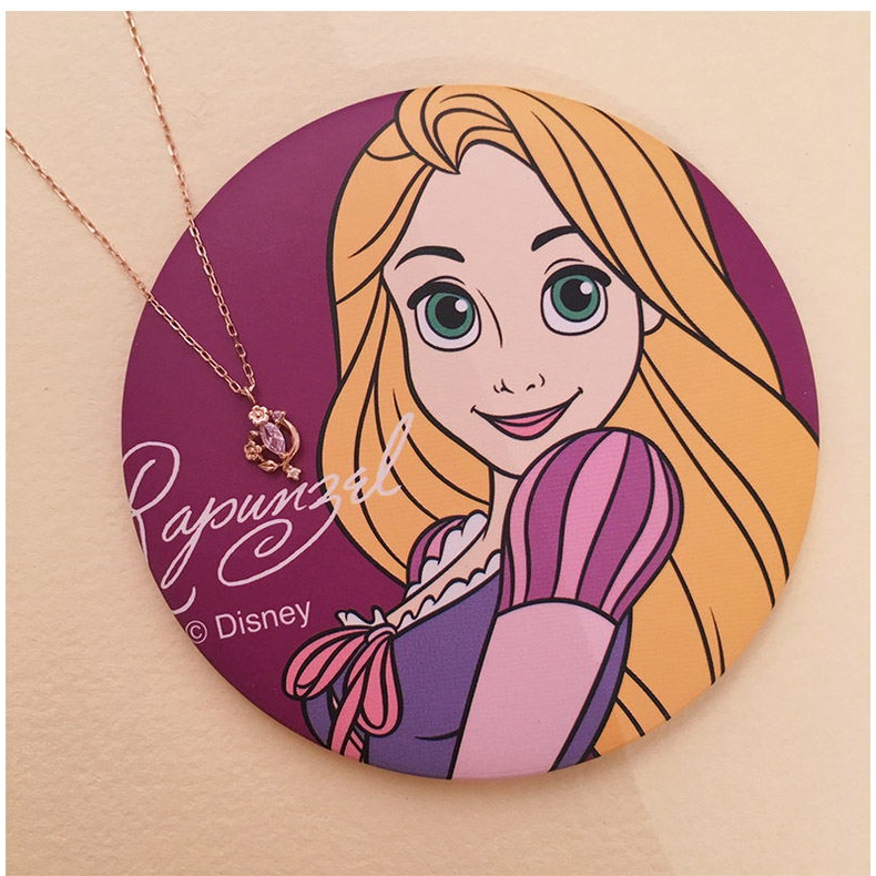 COD❤️Disney Princess Kalung Wanita Fashion Korea Necklace Niche Desain Temperamen Perhiasan Sederhana-A.one