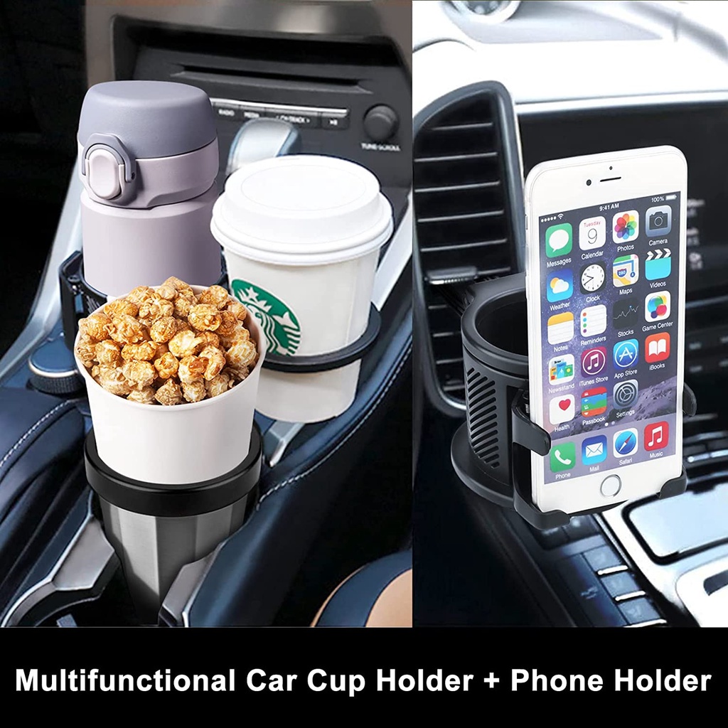 Car Cup holder HD-41 3 IN 1 multifungsi dudukan Hp tempat botol minuman penyangga gelas stand handphone anti slip anti tumpah bracket stand HD41