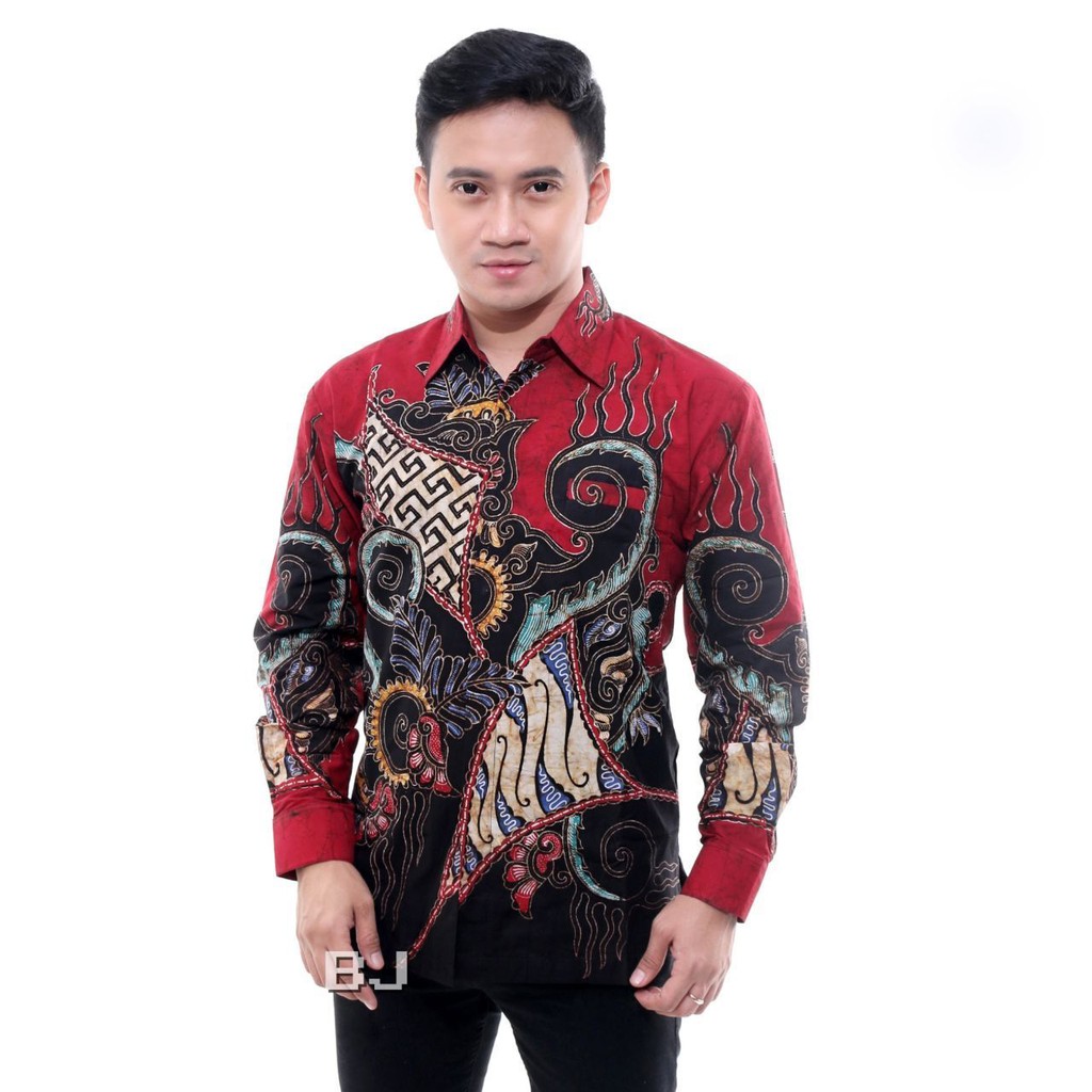 Baju Kemeja Hem Batik Tulis Lapis Furing BJ