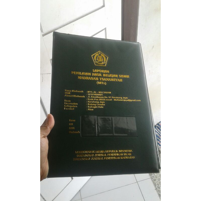 

rapor sekolah dalam isi 40 plastik