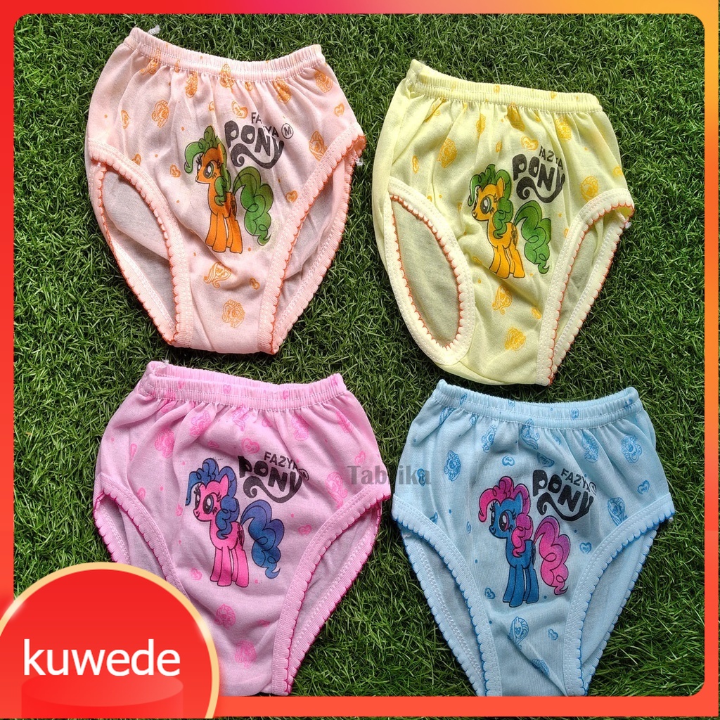 12 Pcs CD Little Pony Celana Dalam Anak Perempuan