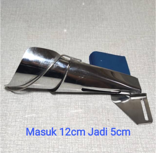 Corong Jahit Tas Tali Go Green Masuk 12cm jadi 5cm