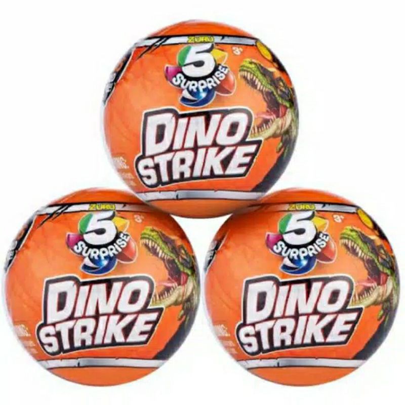 ZURU 5 SURPRISE DINO STRIKE SURPRISE MYSTERY BATTLING COLLECTIBLE DINO