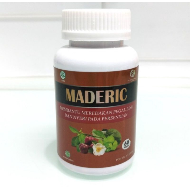 

MADERIC Herbal Jamu Kapsul Menurunkan Asam Urat Rheumatik Pegel Linu Nyeri Tulang Sendi