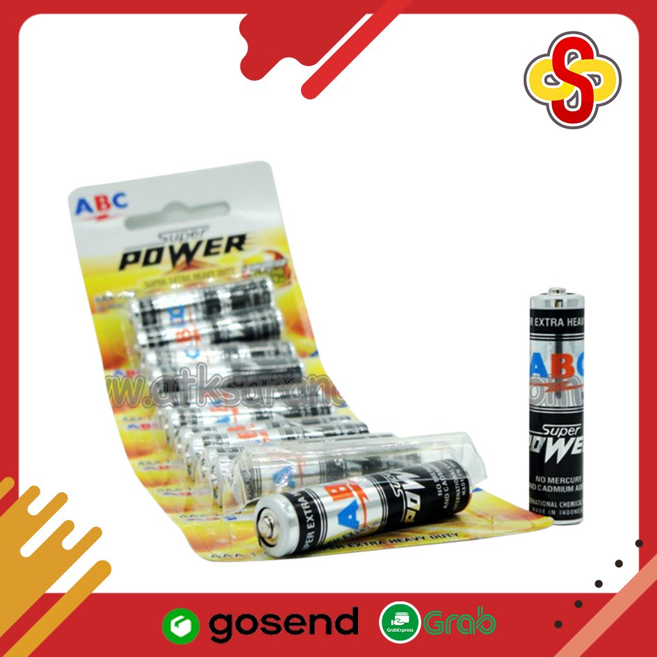 Baterai ABC AAA R-03 Super Power Isi 2 pcs