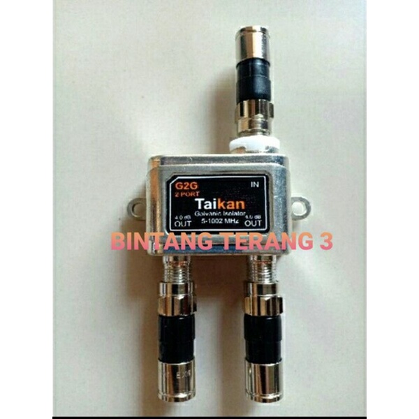 SPLITTER ANTENA TV CABANG 2 WAY SPLITTER SIGNA