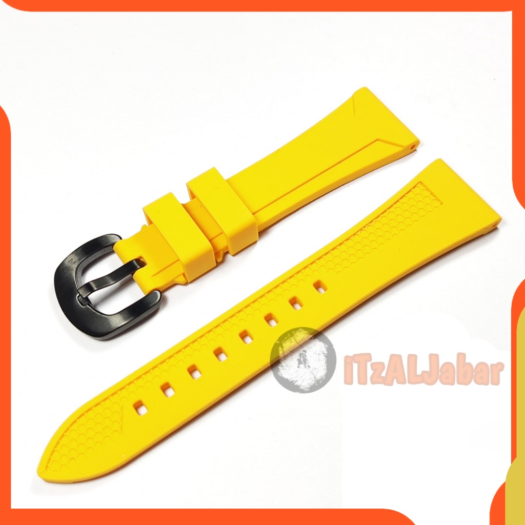 Tali jam tangan Karet 22mm 24mm rubber Strap tali jam 22mm 24mm