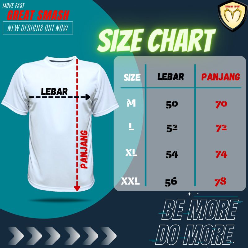 KBLH-WR03 - KAOS BADMINTON BAJU BULUTANGKIS LNG JERSEY PREMIUM SABLON DTF