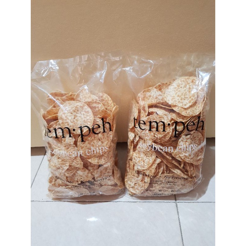 

Tempeh tem.peh ORIGINAL (2 Bungkus - GOJEK) - Keripik Tempe Renyah Non Pengawet Gluten Free