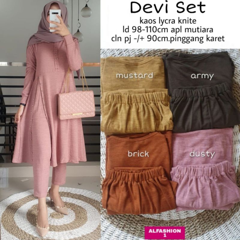 RESTOKK DEVI SET ORIGINAL BY ALFASHION BTC SOLO