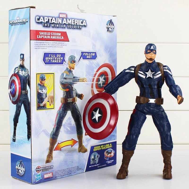 Action Figure Mainan Avengers Talking Captain America The Winter Soldi Shopee Indonesia
