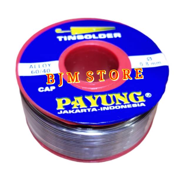 TIMAH SOLDER PAYUNG O.8MM 250 GRAM - TIMAH PAYUNG 0,8MM 250GRAM 1 ROLL