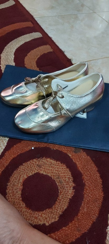 Sepatu Line Dance Wanita Oxford Tali