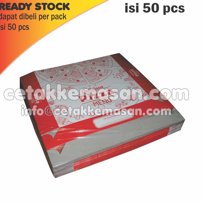 

Terkini BOX PIZZA Dus Kemasan PIZZA uk 22x21.5x4 cm 1 pack ISI 50 pcs K73Q