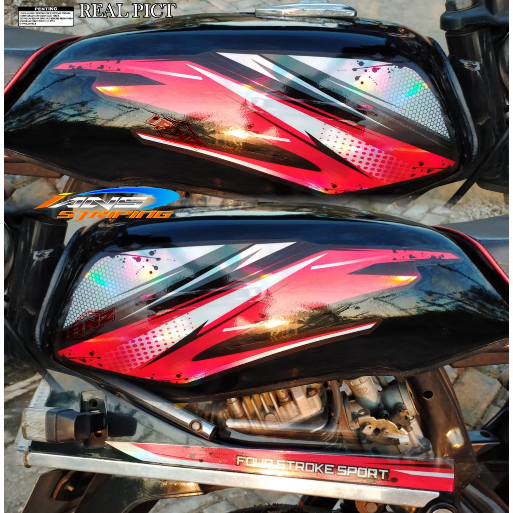 STRIPING GL HOLOGRAM TERMURAH / STIKER MOTOR GL TERBARU / STRIPING GL MAX GL PRO GL 100 / STIKER MOTOR