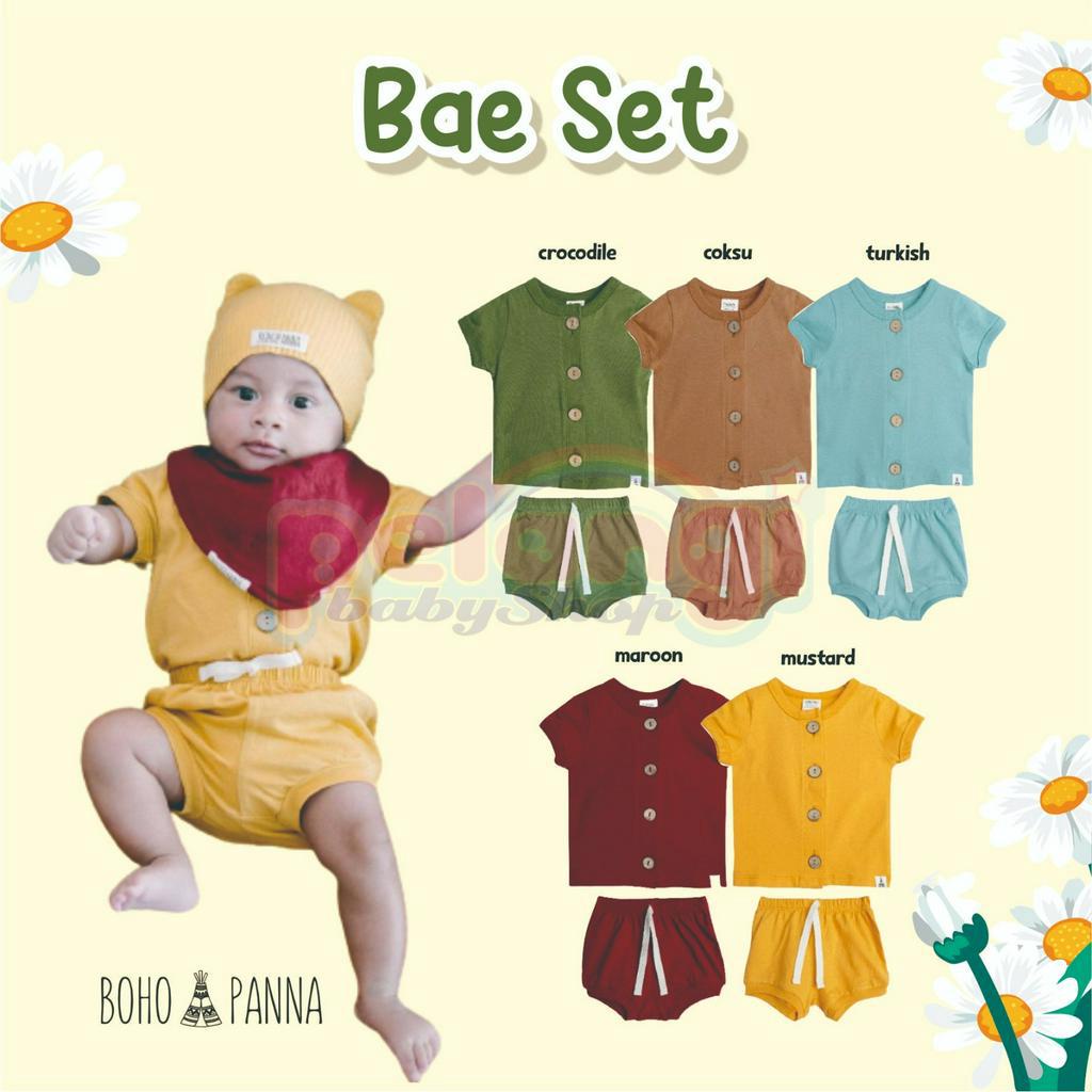 BOHOPANNA | BOHO | BOHO PANNA BAE SET | SETELAN BABY 0-2 TAHUN