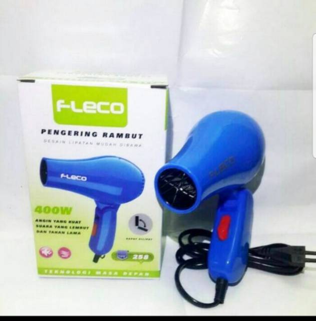 Hair Dryer mini fleco 258 - Pengering Rambut Travel - Hairdryer Praktis Murah