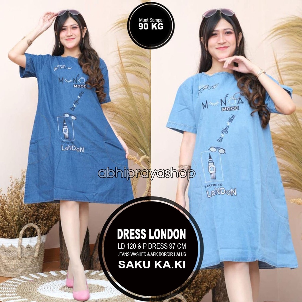 Dress Jeans London. Dress Jeans Wanita Kekinian Ukuran Jumbo LD 120. Dress Jeans Wanita Terbaru & Te