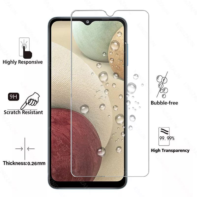 PROMO Tempered Glass Bening SAMSUNG A12 Nacho Full Layar Screen Guard Protector Antigores