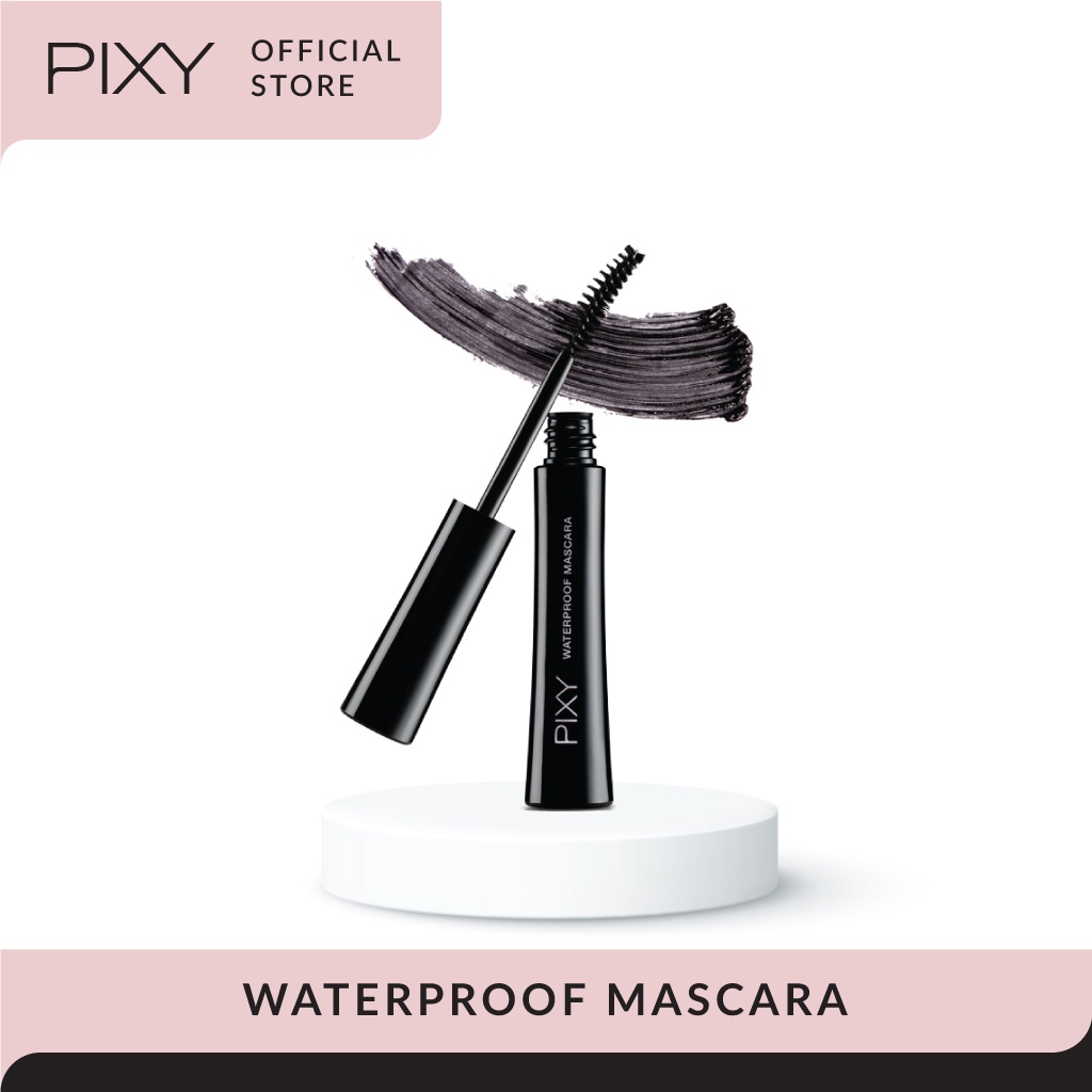 Ningrum Kecantikan Kosmetik Mata Waterproof Mascara Pixy Ori Mascara Black and Blue - 8024