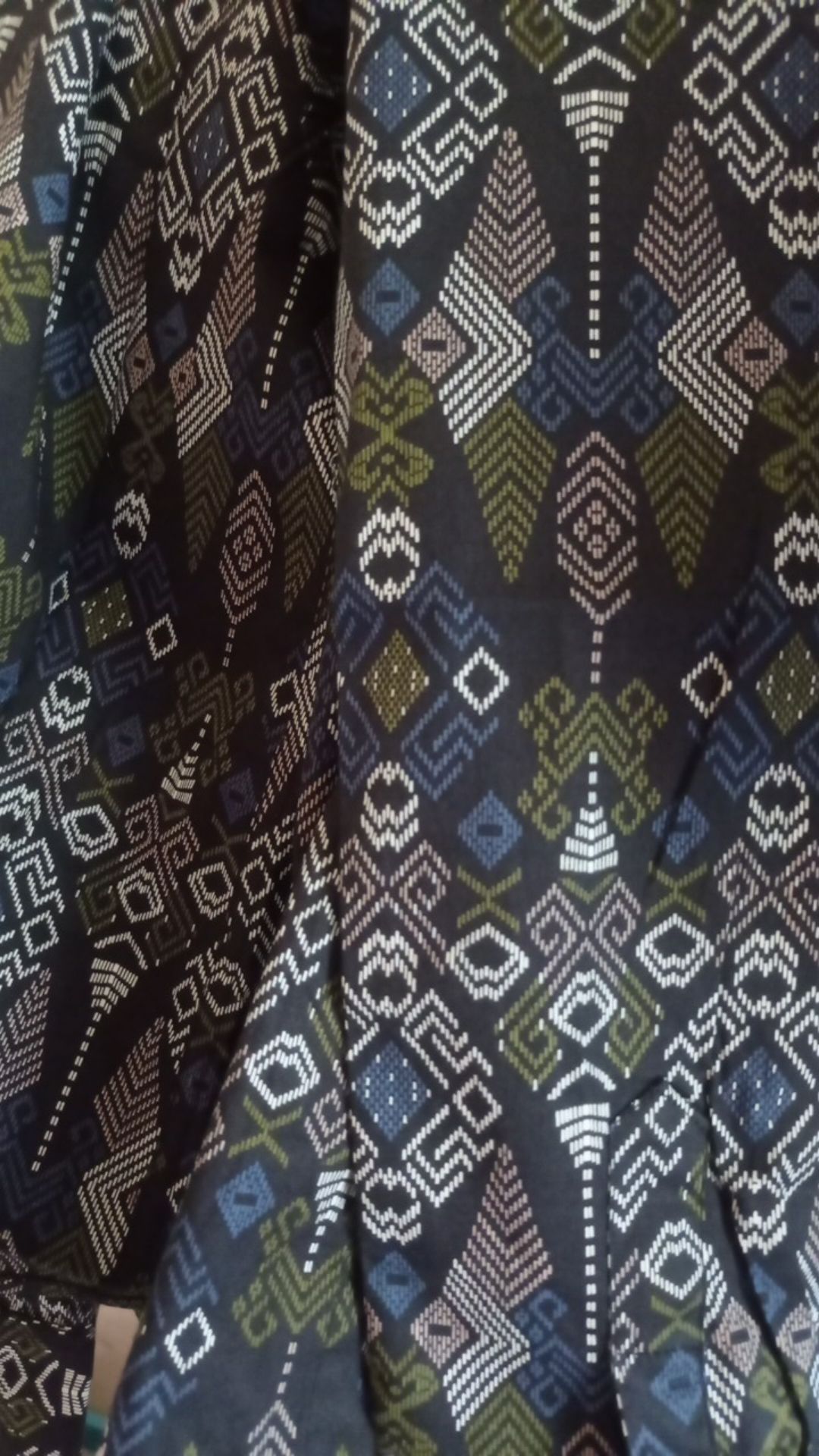 New Arrival Kemeja Batik Hitam Songket Lengan Panjang Pria Premium