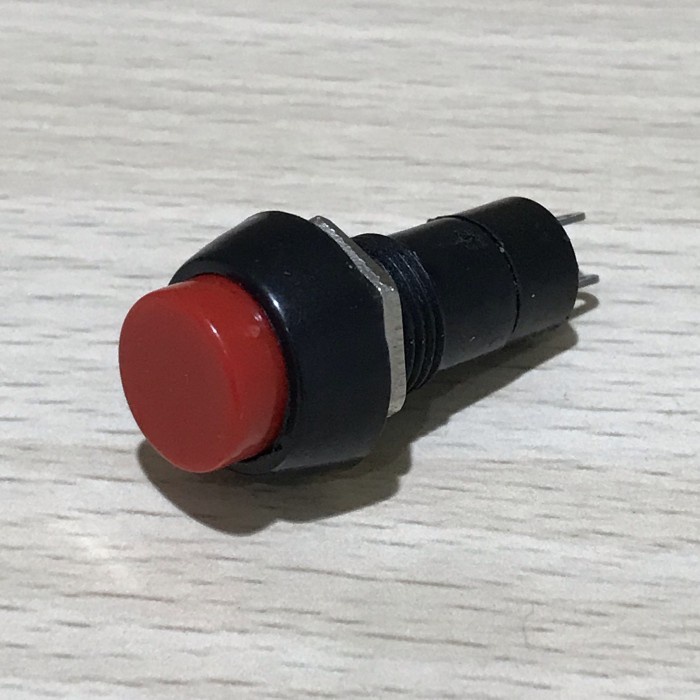 SWITCH PUSH BUTTON SAKLAR ON 2 PIN BULAT 6A 125V 3A 250V PBS-11B