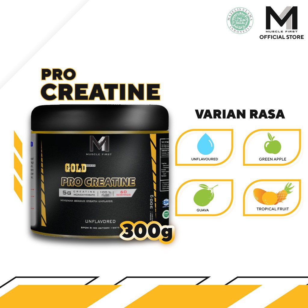 M1 Muscle First Pro Gold Creatine 360 gram / MuscleFirst Creatine Monohydrate 360 gr