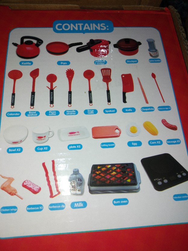 Mainan Anak Home Kitchen Play Set 36pcs / Mainan Masak Dapur Peralatan Kitchen Masak