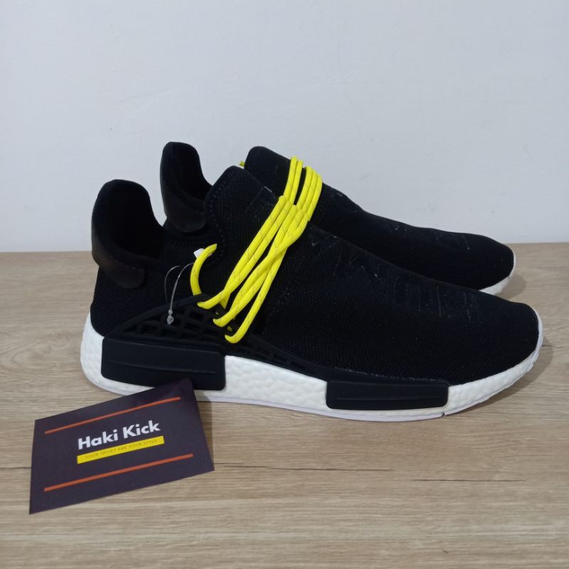 Sepatu Adidas Nmd Human Race Black Yellow Shopee Indonesia