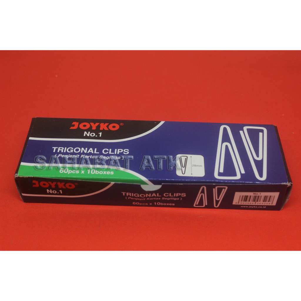 

Joyko Trigonal Clip No 1 / klip Kertas
