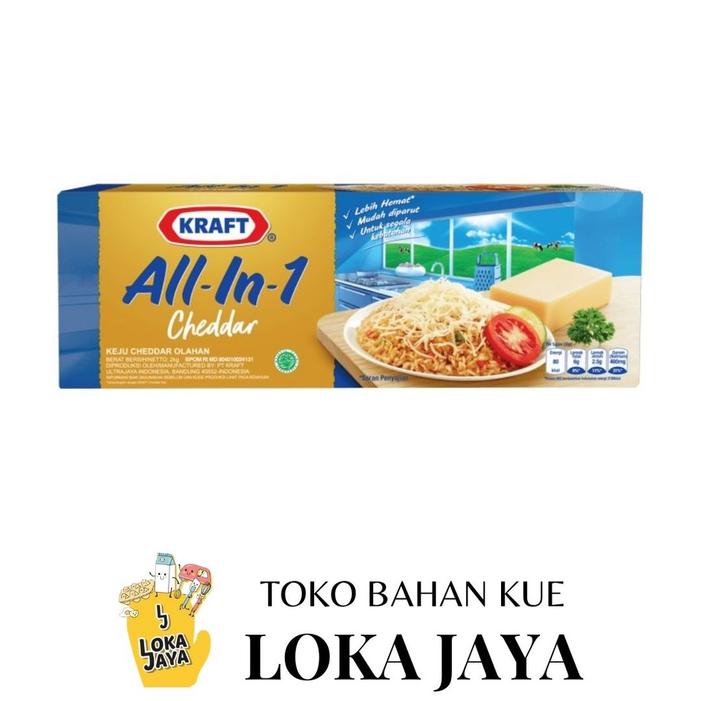 

KRAFT ALL IN ONE CHEESE 2 KG