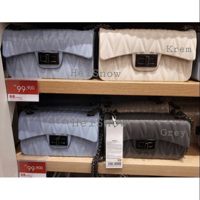 PROMO MURAH tas selempang jelly miniso