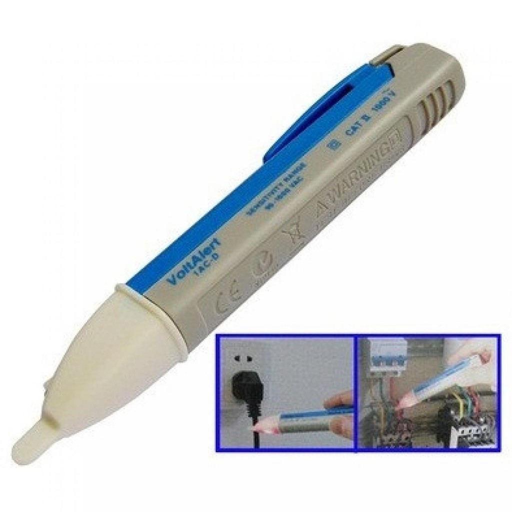 Bayar Ditempat VoltAlert Pen Non-contact AC Voltage Alert Detector 90V-1000V - VD02