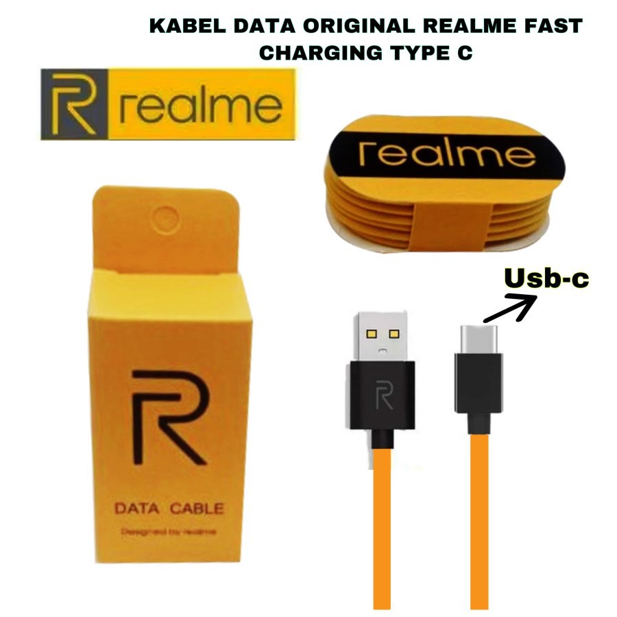 TPC-01 Kabel Data Original Realme Fast Charging Type C