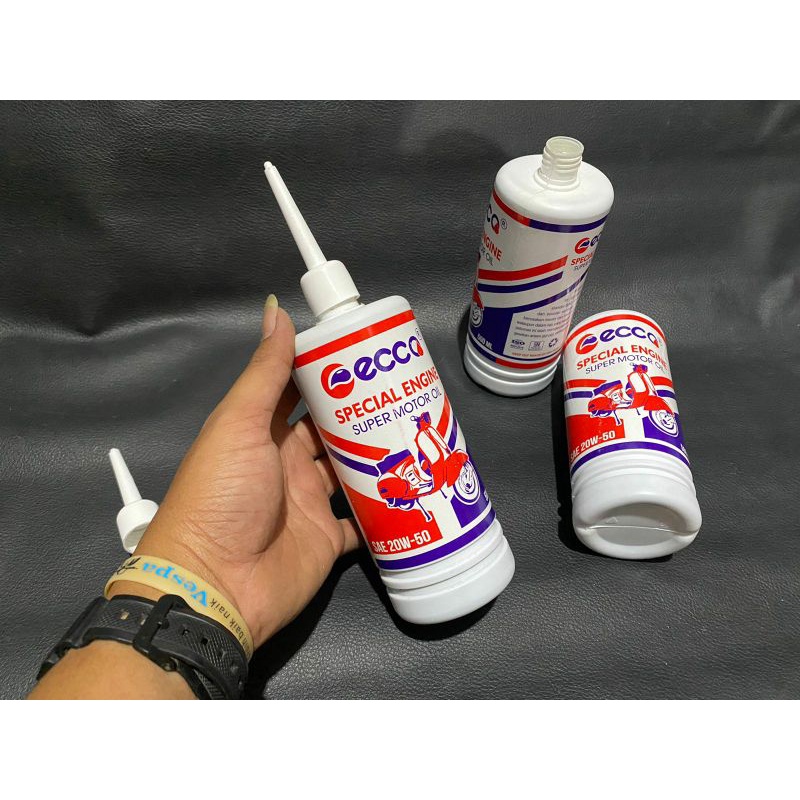 Oli mesin pelumas vespa 2 tak oil ecco ggi asli peruntukan mesin vespa super moto oil racing mesin j