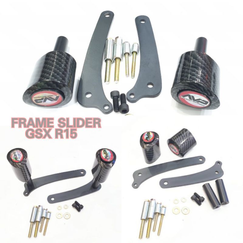 Frame slider gsx pelindung fairing gsx R150 frame slider AVP GSX R150